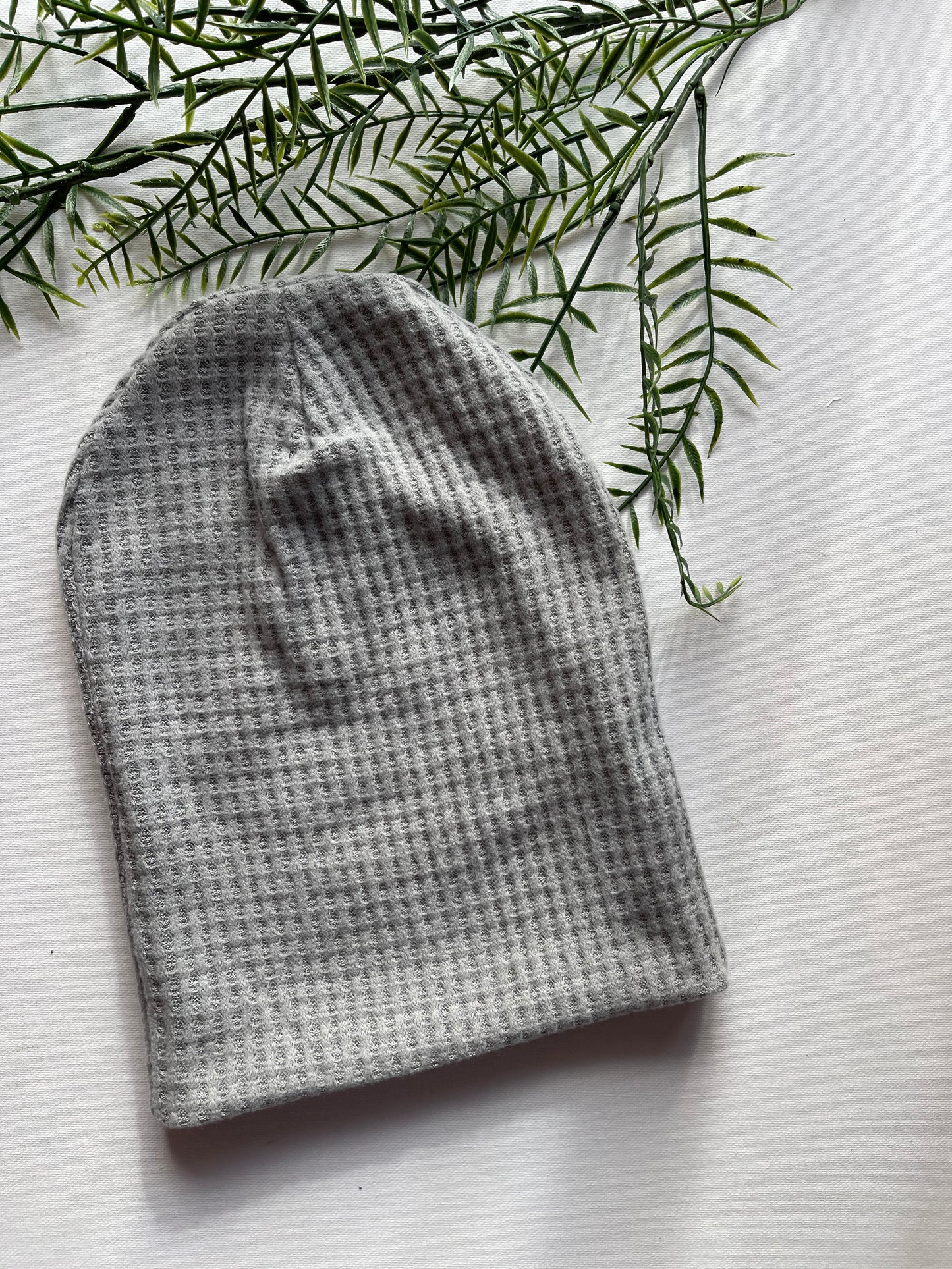 Grey Waffle Knit