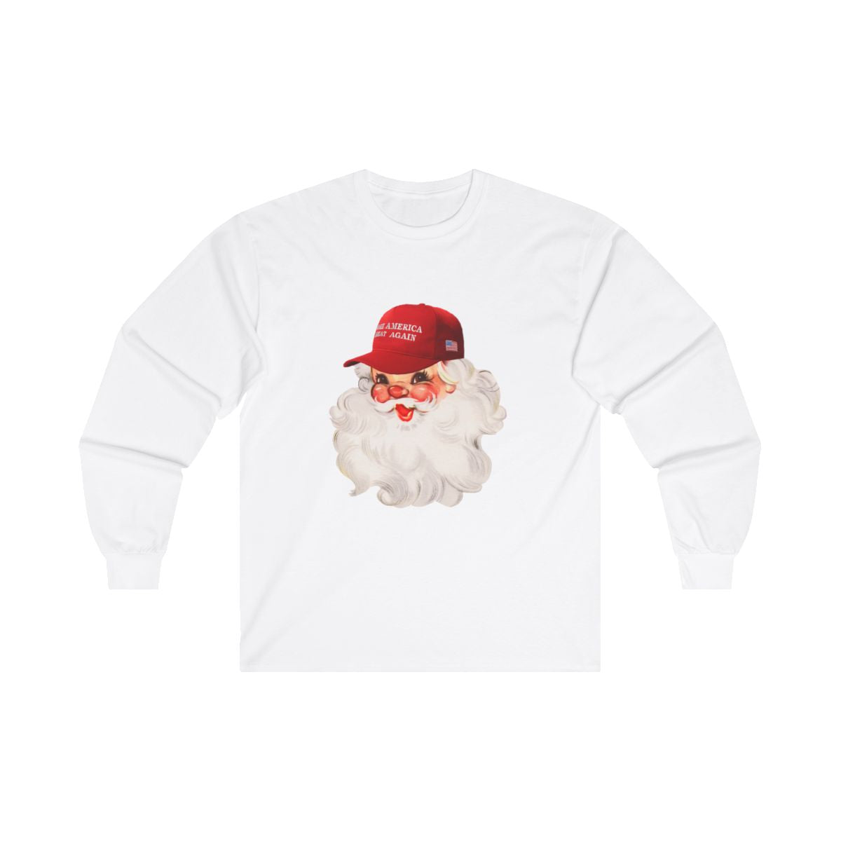 MAGA Hat Santa Long Sleeve