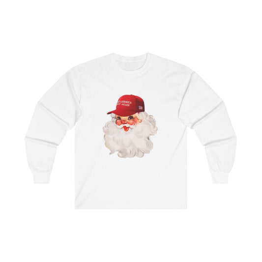 MAGA Hat Santa Long Sleeve