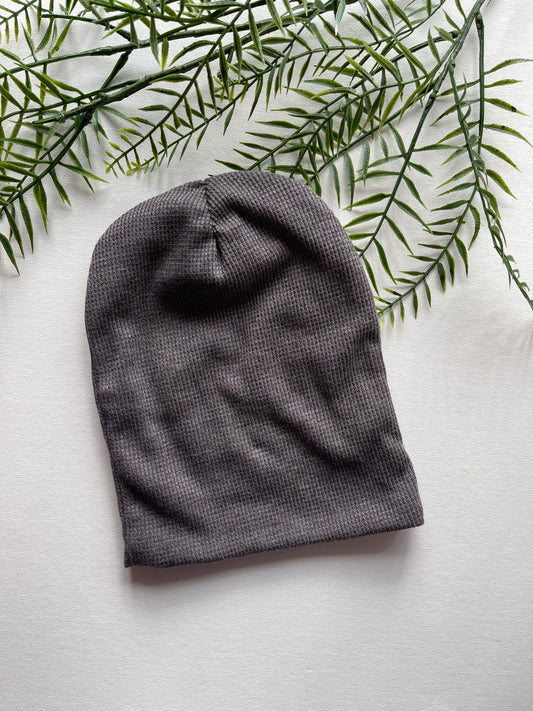 Charcoal Waffle Knit