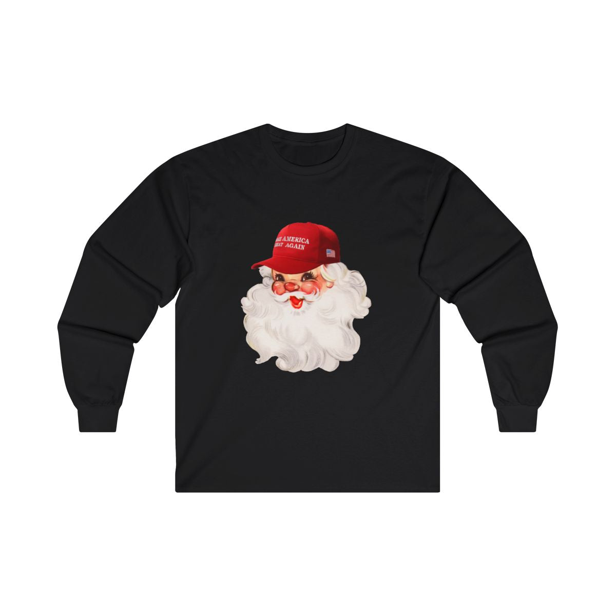 MAGA Hat Santa Long Sleeve