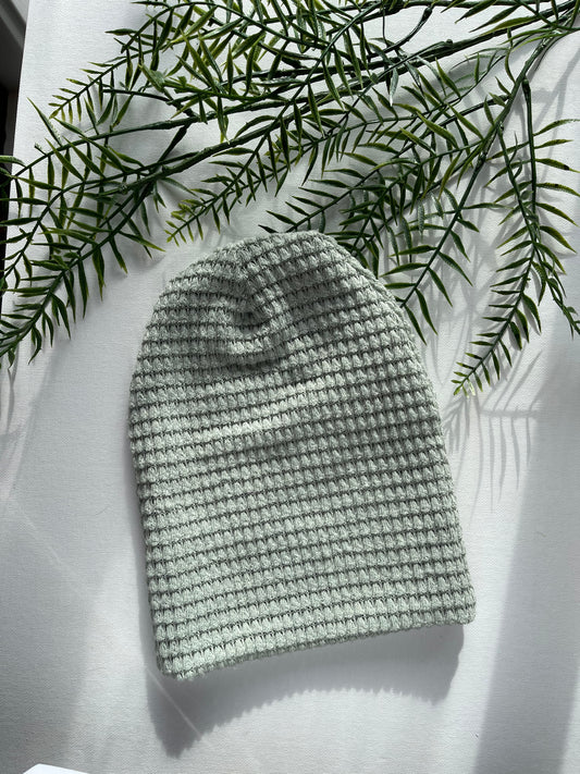 Light Sage Waffle Knit