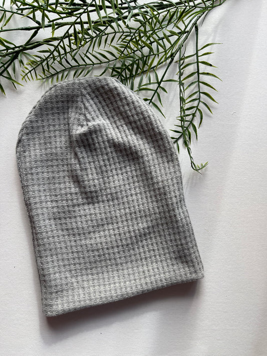 Grey Waffle Knit